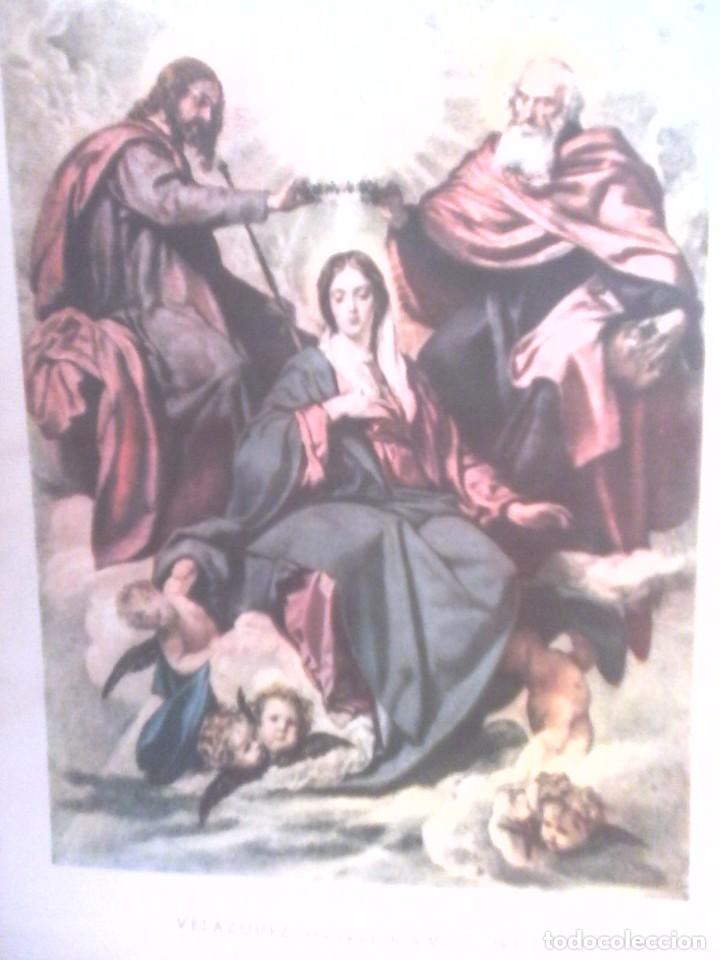Coleccionismo cromos antiguos: VELAZQUEZ - CORONACION DE LA VIRGEN . - Foto 2