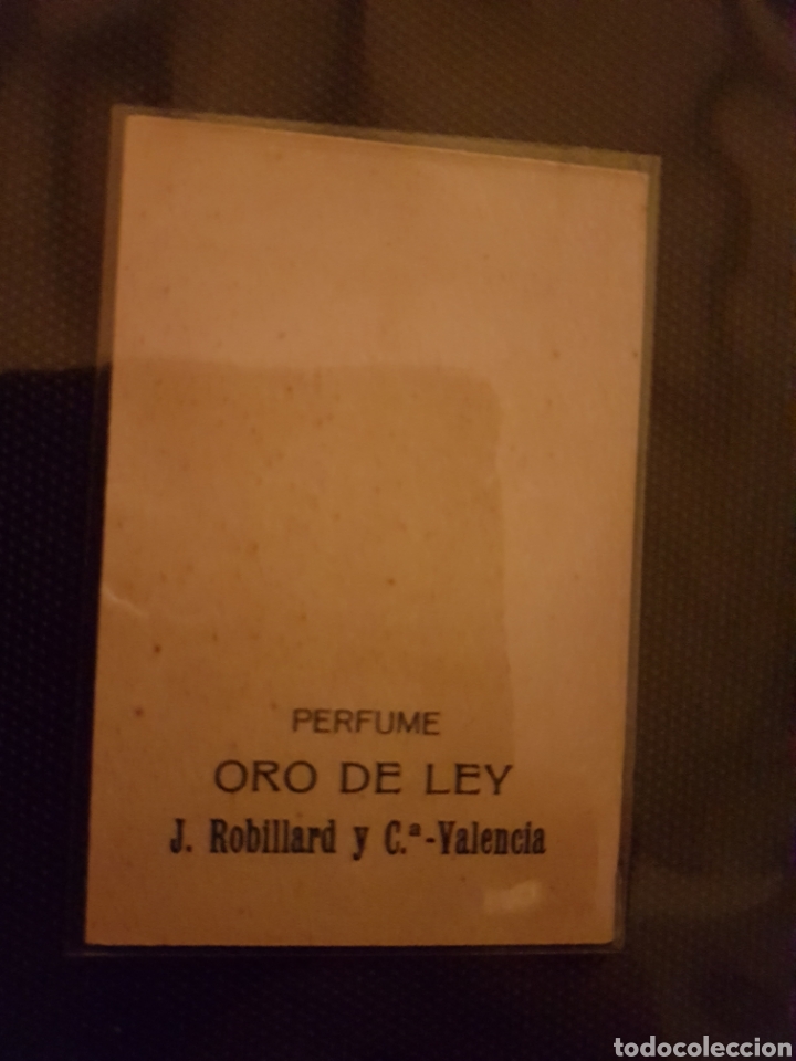 Coleccionismo cromos antiguos: Perfume oro de ley - Foto 2