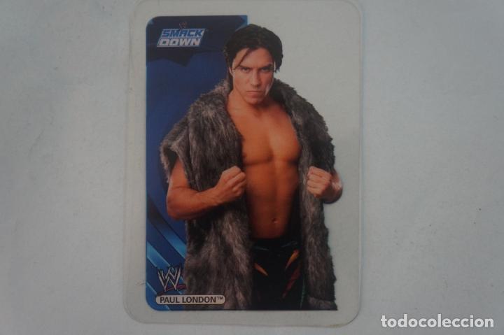 Coleccionismo Cromos antiguos: LAMINCARD DE WWE PRESSING CATCH N&ordm; 22 DEL &Aacute;LBUM WWE COLLECTION NEW EDITION A&Ntilde;O 2007 DE MUNDICROMO
