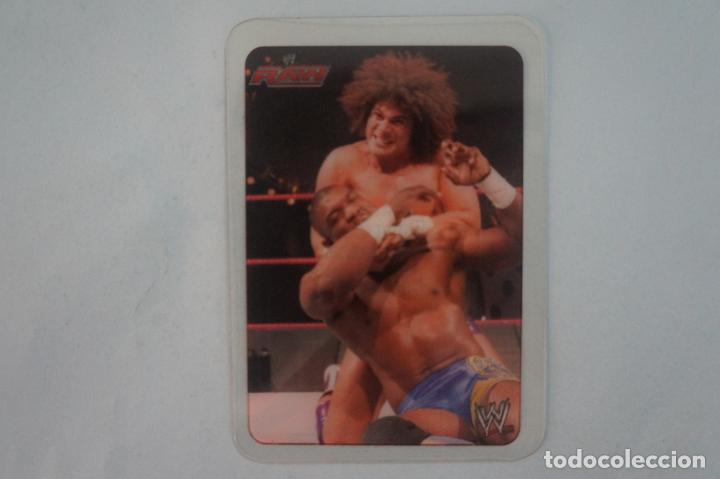 Coleccionismo Cromos antiguos: LAMINCARD DE WWE PRESSING CATCH N&ordm; 104 DEL &Aacute;LBUM WWE COLLECTION NEW EDITION A&Ntilde;O 2007 DE MUNDICROMO