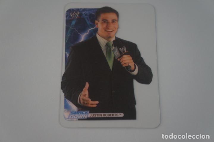 Coleccionismo Cromos antiguos: LAMINCARD DE WWE PRESSING CATCH N&ordm; 18 DEL &Aacute;LBUM WWE COLLECTION A&Ntilde;O 2008 DE MUNDICROMO
