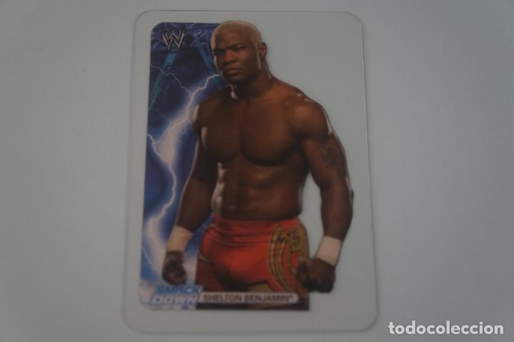 Coleccionismo Cromos antiguos: LAMINCARD DE WWE PRESSING CATCH N&ordm; 23 DEL &Aacute;LBUM WWE COLLECTION A&Ntilde;O 2008 DE MUNDICROMO