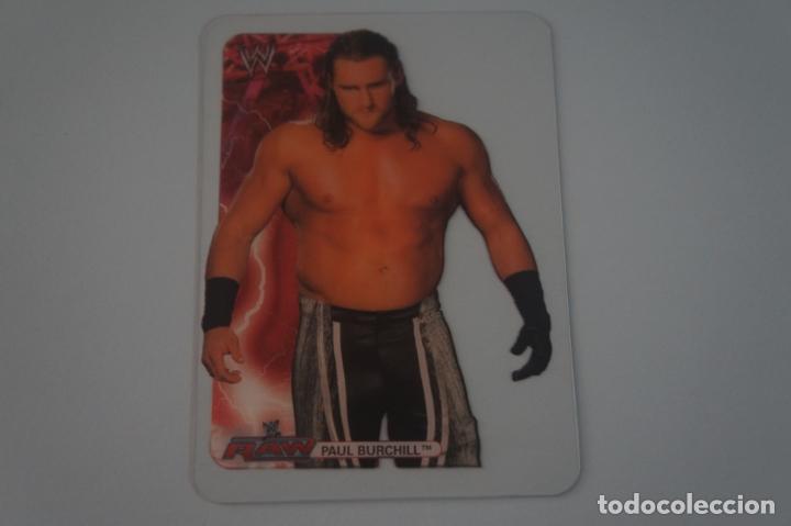 Coleccionismo Cromos antiguos: LAMINCARD DE WWE PRESSING CATCH N&ordm; 58 DEL &Aacute;LBUM WWE COLLECTION A&Ntilde;O 2008 DE MUNDICROMO
