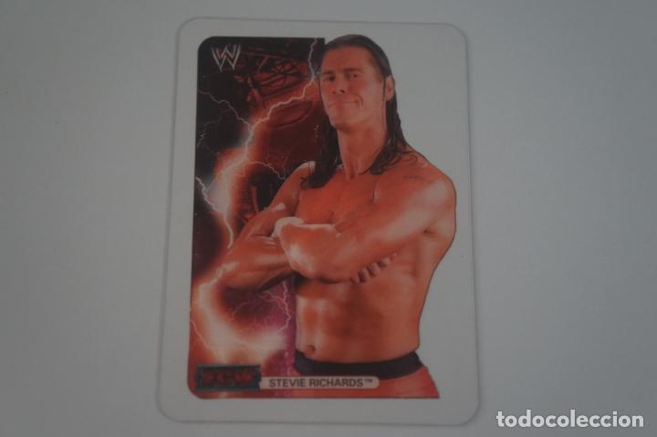 Coleccionismo Cromos antiguos: LAMINCARD DE WWE PRESSING CATCH N&ordm; 95 DEL &Aacute;LBUM WWE COLLECTION A&Ntilde;O 2008 DE MUNDICROMO