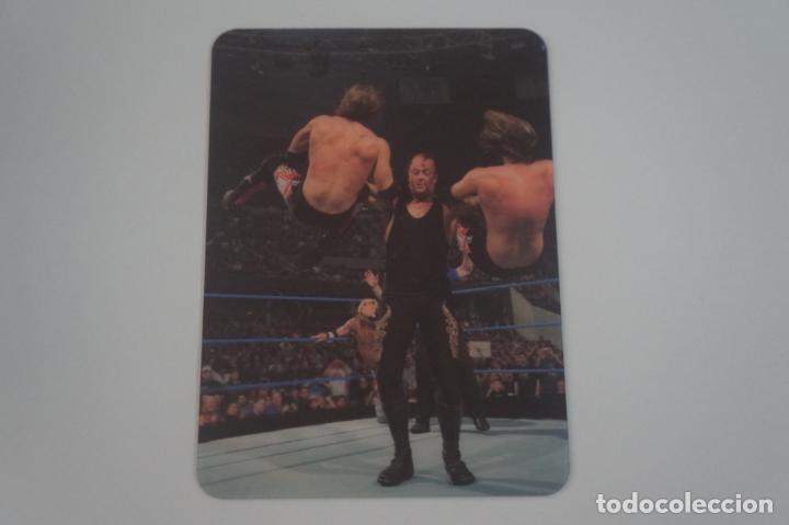 Coleccionismo Cromos antiguos: LAMINCARD DE WWE PRESSING CATCH N&ordm; 155 DEL &Aacute;LBUM WWE COLLECTION A&Ntilde;O 2008 DE MUNDICROMO