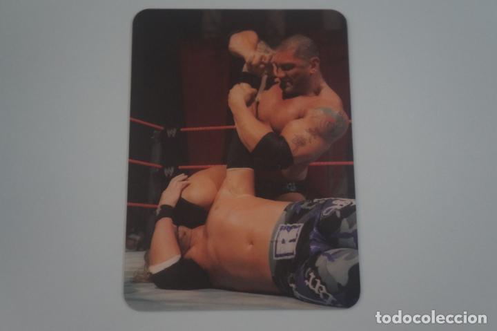 Coleccionismo Cromos antiguos: LAMINCARD DE WWE PRESSING CATCH N&ordm; 158 DEL &Aacute;LBUM WWE COLLECTION A&Ntilde;O 2008 DE MUNDICROMO