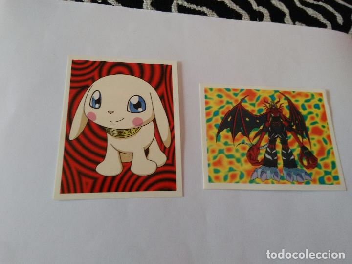 Coleccionismo Cromos antiguos: LOTE 2 CROMOS DIGITAL MONSTERS DIGIMON DE PANINI A&Ntilde;O 2000 (N&ordm; 141 Y N&ordm; 143)