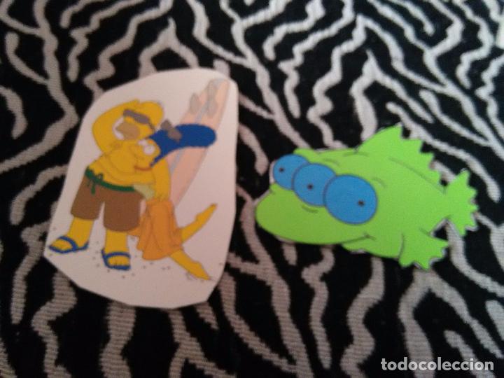Coleccionismo cromos antiguos: LOTE 2 CROMOS LOS SIMPSONS PANINI - Foto 1