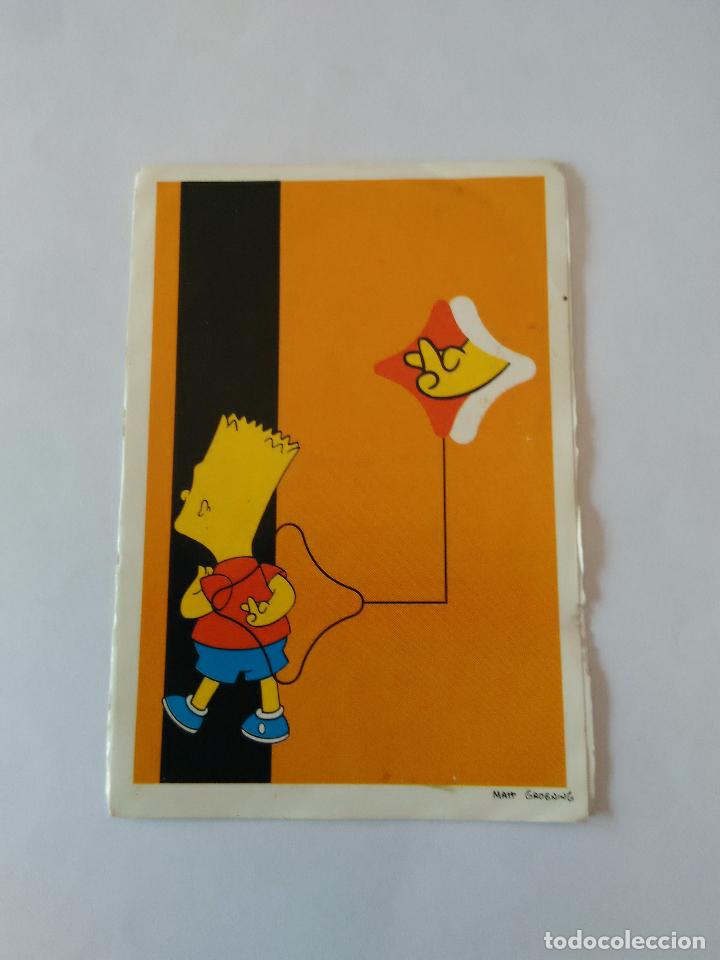 Coleccionismo cromos antiguos: CROMO LOS SIMPSONS PANINI A&Ntilde;O 1999: BART SIMPSON (N&ordm; 7) - Foto 1