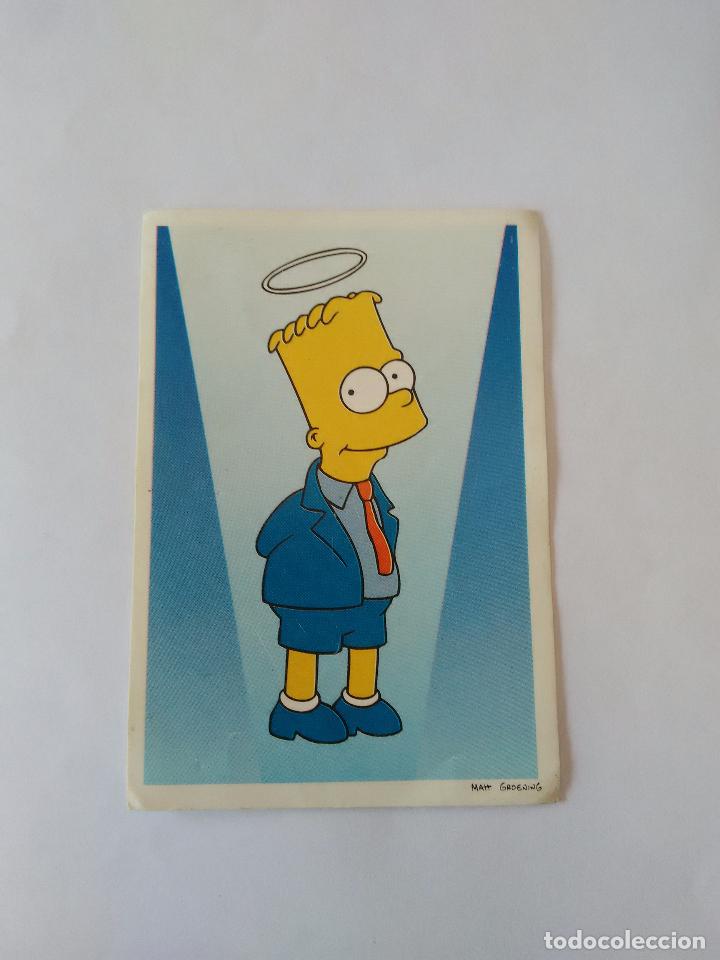 Coleccionismo cromos antiguos: CROMO LOS SIMPSONS PANINI A&Ntilde;O 1999: BART SIMPSON (N&ordm; 15) - Foto 1