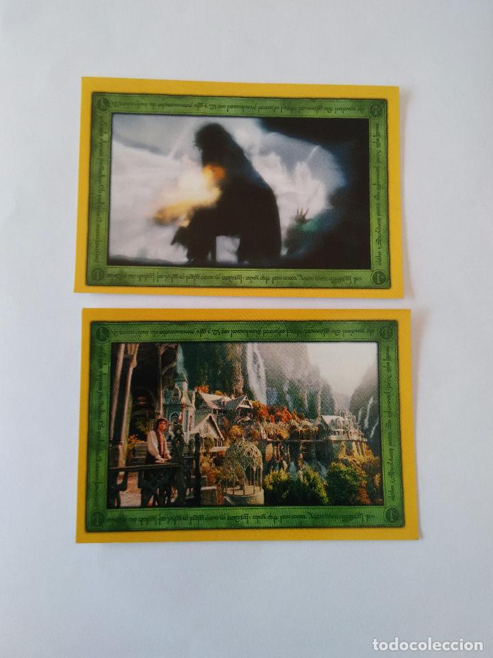 Coleccionismo cromos antiguos: LOTE 2 CROMOS SE&Ntilde;OR ANILLOS THE LORDS OF THE RINGS THE RETURN OF THE KING A&Ntilde;O 2003 MERLIN N&ordm; 29 Y 30