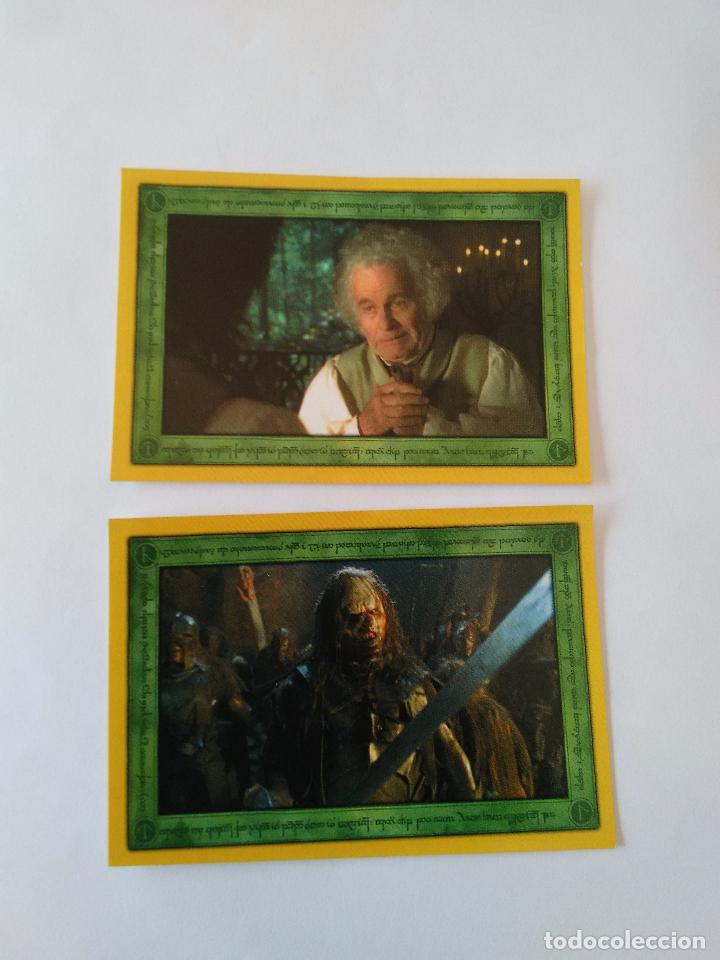 Coleccionismo cromos antiguos: LOTE 2 CROMOS SE&Ntilde;OR ANILLOS THE LORDS OF THE RINGS THE RETURN OF THE KING A&Ntilde;O 2003 MERLIN N&ordm; 31 Y 33