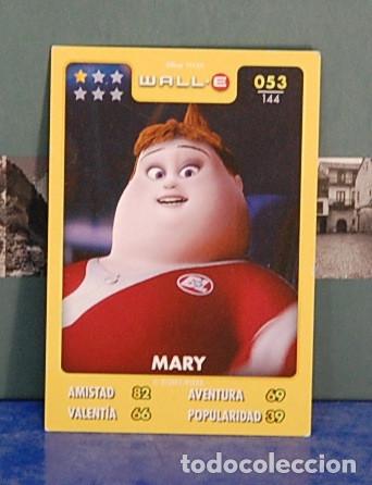 Coleccionismo cromos antiguos: Cromo - Disney - PIXAR (Hipercor), Mary, Wall-E - Foto 1
