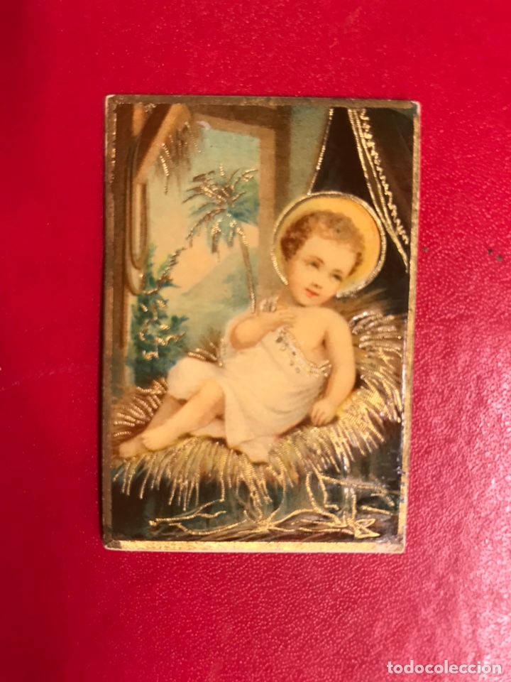 Coleccionismo cromos antiguos: CROMO. Ni&ntilde;o Jes&uacute;s en el pesebre.(h.1940?)