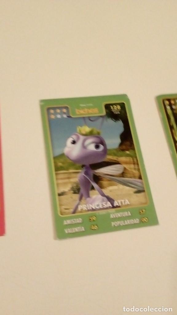 Collectionnisme Cartes &agrave; collectionner anciennes: PT18 CROMO FICHA DISNEY PIXAR HIPERCOR BICHOS LOTE DE 4 CROMOS