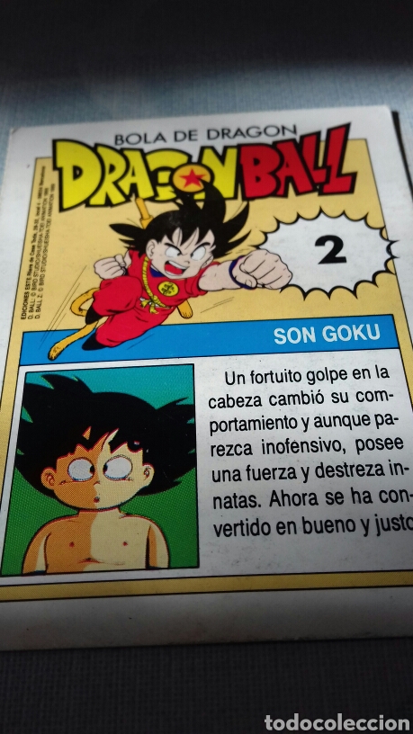 Coleccionismo cromos antiguos: SON GOKU DRAGONBALL - Foto 2