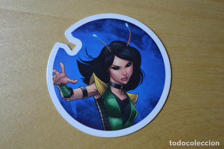 Coleccionismo cromos antiguos: TAZO FLIZZ CARREFOUR MARVEL N&ordm; 23 MANTIS - Foto 1
