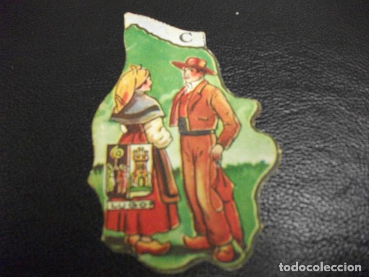 Coleccionismo Cromos antiguos: CROMO DE LUGO TROQUELADO TIPOS