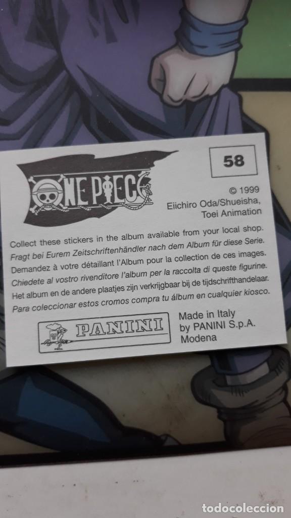 Coleccionismo cromos antiguos: PANINI ONE PIECE 58 PANINI - Foto 2