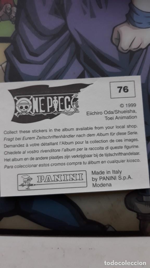 Coleccionismo cromos antiguos: PANINI ONE PIECE 76 - Foto 2
