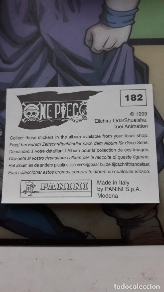 Coleccionismo cromos antiguos: PANINI ONE PIECE 182 - Foto 2