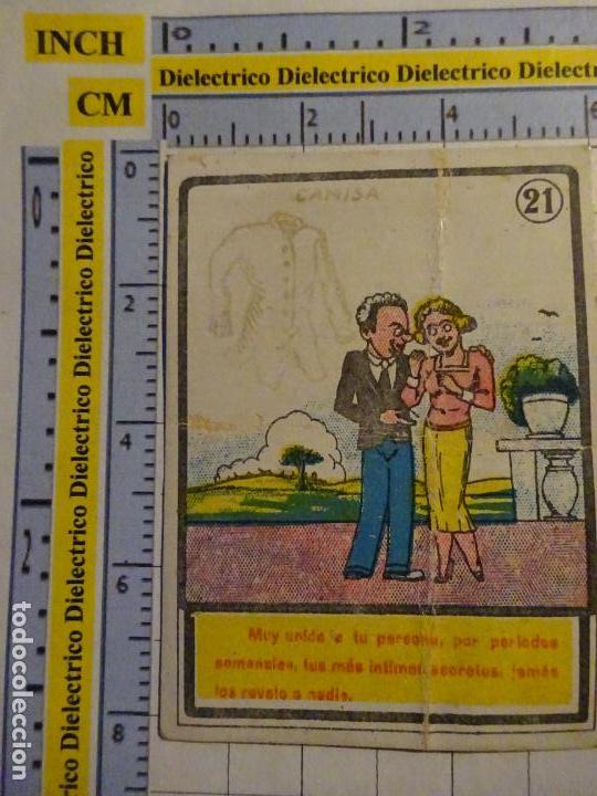 Coleccionismo Cromos antiguos: ANTIGUO CROMO CROMITO CHOCOLATES ALHAMBRA CANDIDO DE GRANADA. ADIVINANZA FROTAR