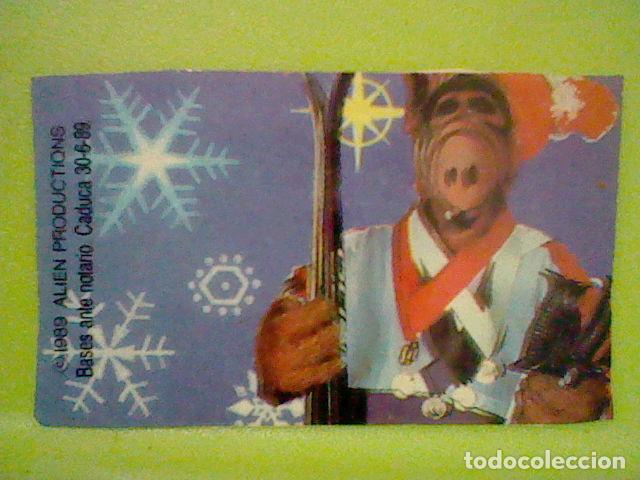 Coleccionismo Cromos antiguos: ALF ALIENIGENA SKIES SERIE TV CROMO CHICLE CON TRASERA LEER DESCRIPCION