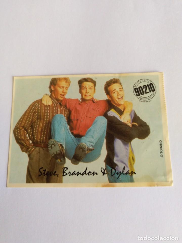 Coleccionismo cromos antiguos: Cromo donuts 90210 Steve,brandon,dylan sin pegar - Foto 1