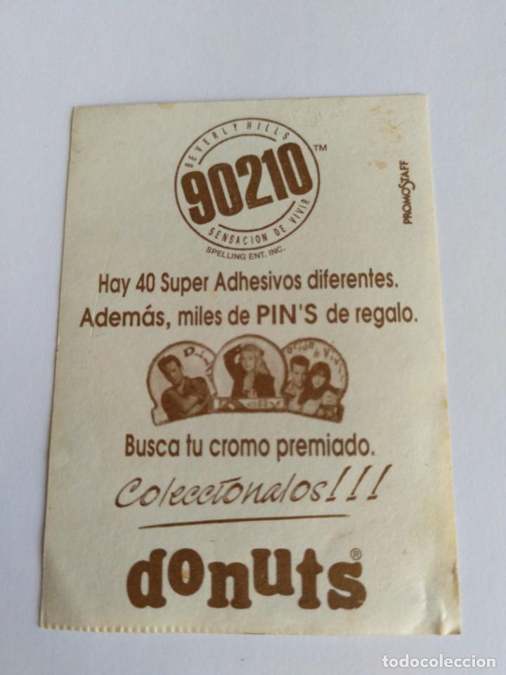Coleccionismo cromos antiguos: Cromo donuts 90210 Steve,brandon,dylan sin pegar - Foto 2