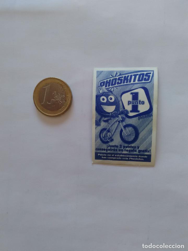 Coleccionismo Cromos antiguos: 1 PUNTO PROMOCIONAL PUBLICIDAD PHOSKITOS DE CART&Oacute;N