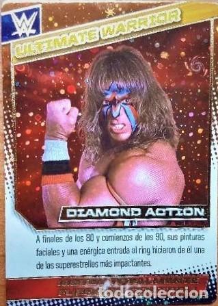 Coleccionismo cromos antiguos: diamond action ultimate warrior - Foto 1