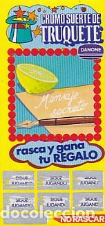 Coleccionismo cromos antiguos: cromo suerte de truquete danone - Foto 1