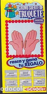 Coleccionismo cromos antiguos: cromo suerte de truquete danone - Foto 1