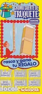 Coleccionismo cromos antiguos: cromo suerte de truquete danone - Foto 1
