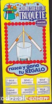 Coleccionismo cromos antiguos: cromo suerte de truquete danone - Foto 1