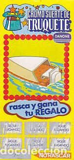 Coleccionismo cromos antiguos: cromo suerte de truquete danone - Foto 1