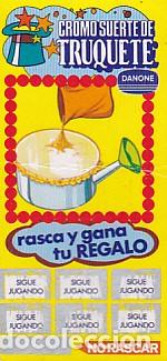 Coleccionismo cromos antiguos: cromo suerte de truquete danone - Foto 1
