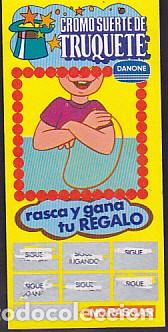 Coleccionismo cromos antiguos: cromo suerte de truquete danone - Foto 1