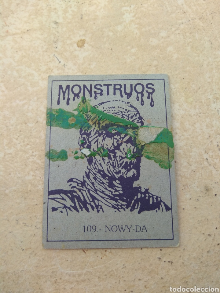 Coleccionismo cromos antiguos: Cromos Monstruos n&deg;109 - Foto 2