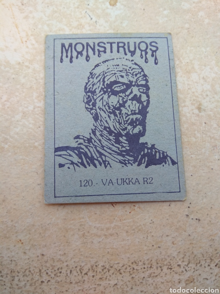 Coleccionismo cromos antiguos: Cromos Monstruos n&deg;120 - Foto 2