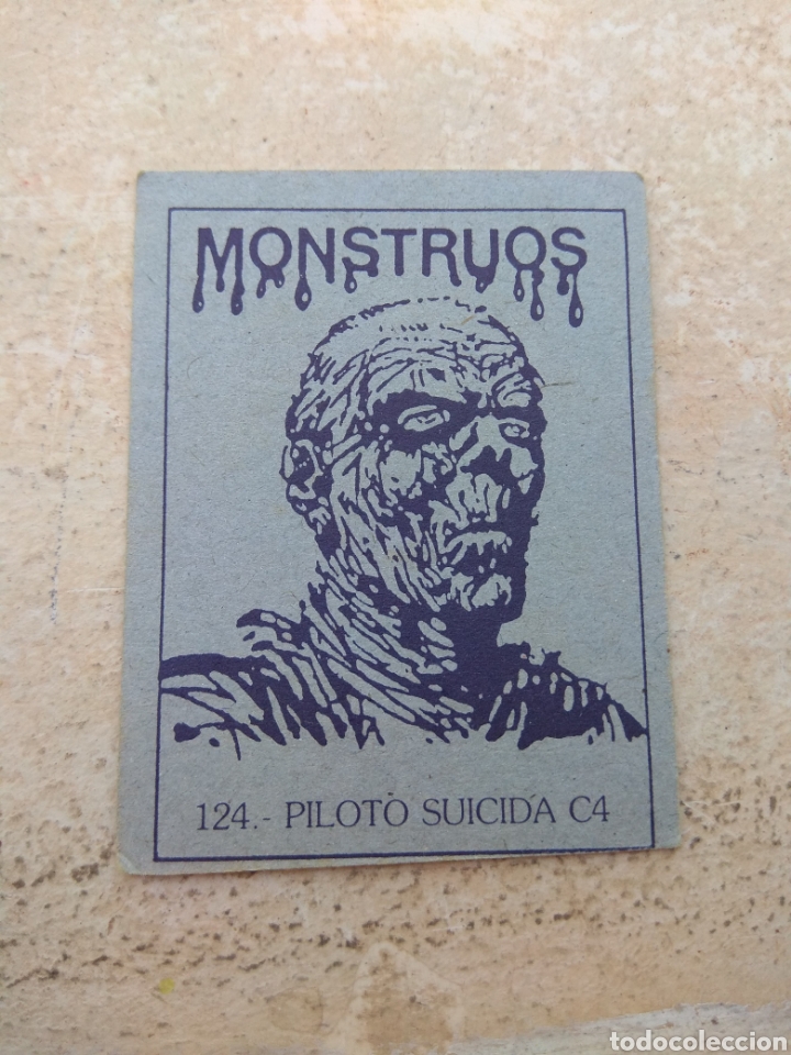 Coleccionismo cromos antiguos: Cromos Monstruos n&deg;124 - Foto 2