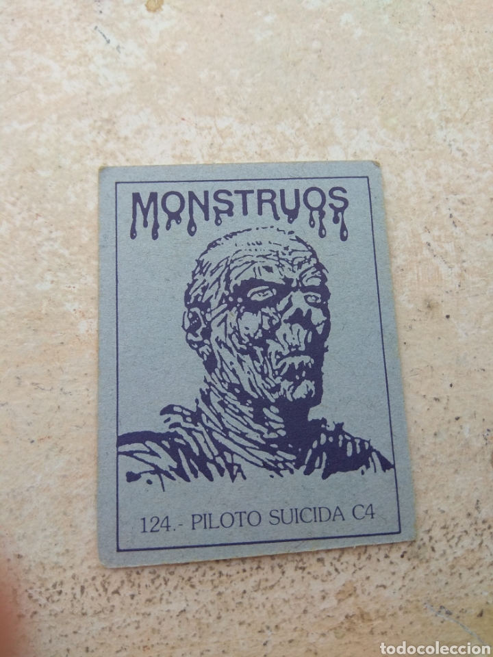 Coleccionismo cromos antiguos: Cromos Monstruos n&deg;124 - Foto 2