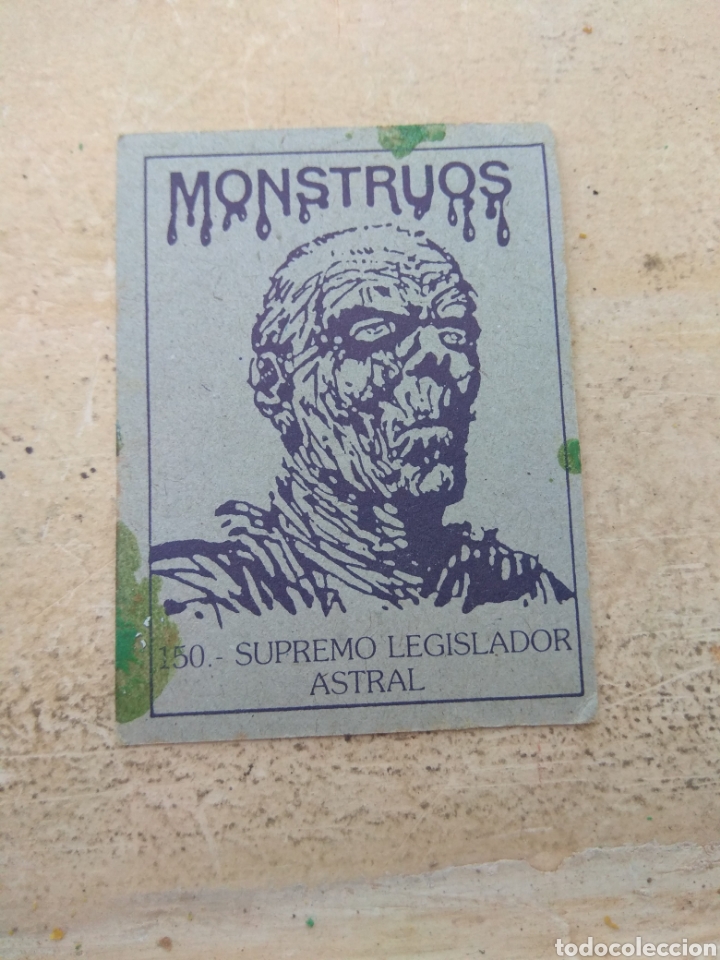 Coleccionismo cromos antiguos: Cromos Monstruos n&deg;150 - Foto 2