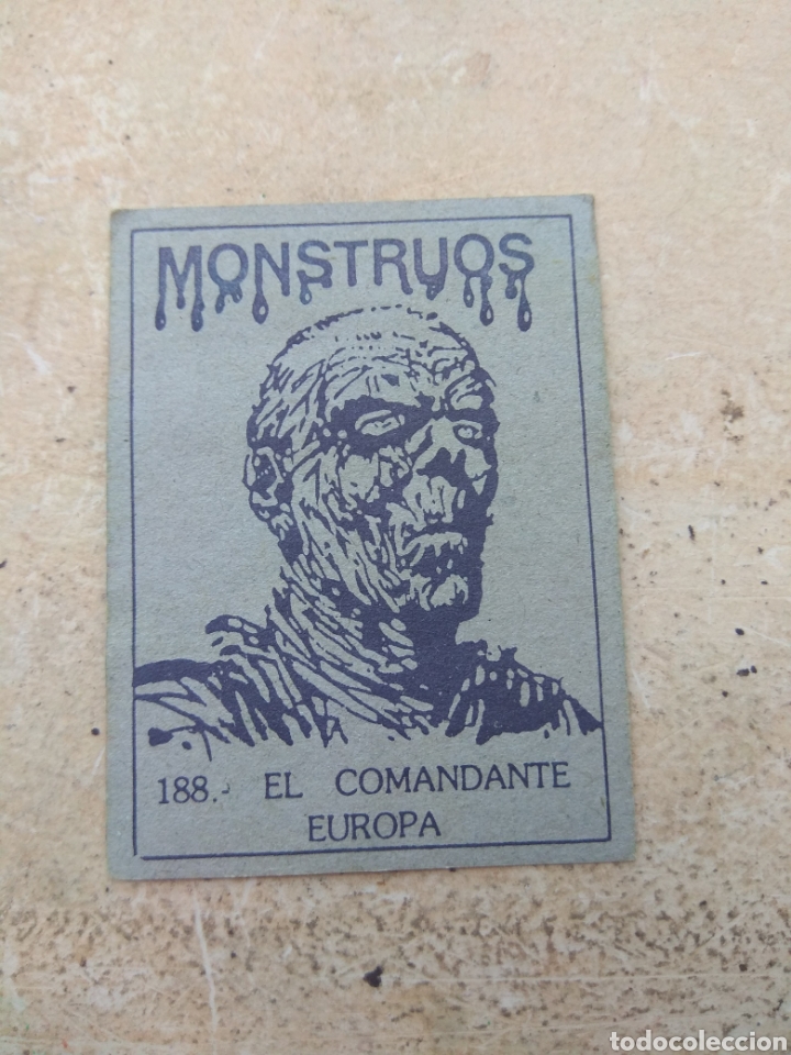 Coleccionismo cromos antiguos: Cromos Monstruos n&deg;188 - Foto 2