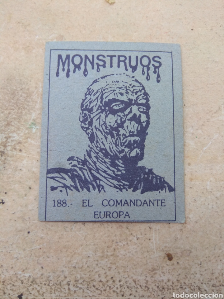 Coleccionismo cromos antiguos: Cromos Monstruos n&deg;188 - Foto 2