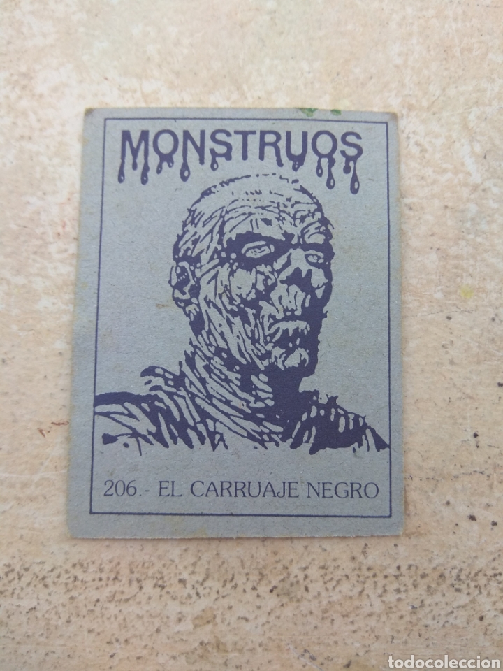 Coleccionismo cromos antiguos: Cromos Monstruos n&deg;206 - Foto 2