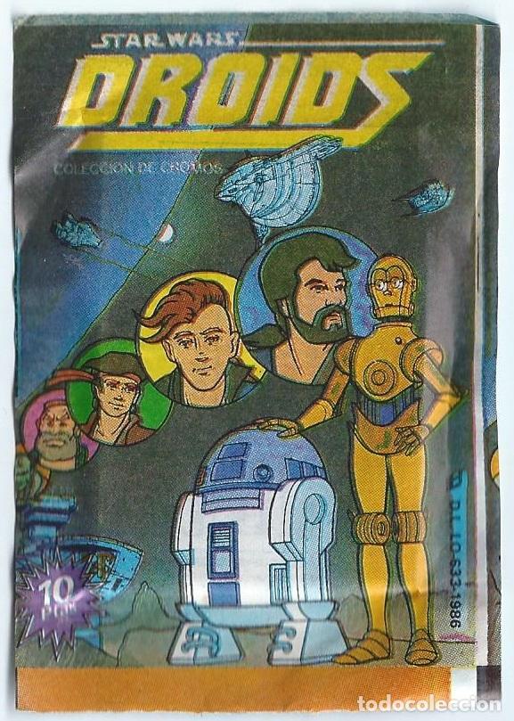 Coleccionismo cromos antiguos: Sobre cerrado - Droids - Star Wars - Pacosa Dos &iexcl;Raro!