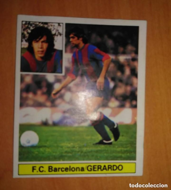 Coleccionismo cromos antiguos: gerardo liga 81 82 (version dificil) - Foto 1
