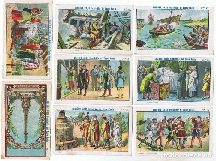 Coleccionismo cromos antiguos: CRISTOBAL COLON 100 CROMOS COMPLETO - Foto 3