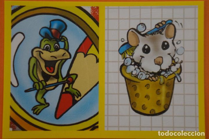 Coleccionismo Cromos antiguos: CROMO DE ANIMALITOS CUCCIOLOTTI SIN PEGAR N&ordm; 104a 104b A&Ntilde;O 2017 DEL ALBUM ANIMALITOS... DE PANINI